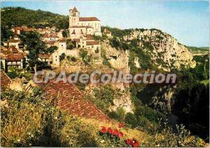 Postcard Modern Traveling Lot Picturesque dominant batch Saint Cirq First Vil...