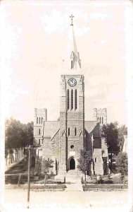 St Matthews Cathedral Laramie Wyoming 1917 RPPC Real Photo postcard