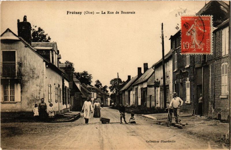 CPA FROISSY - La Rue de BEAUVAIS (259809)