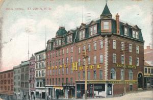 Royal Hotel at St John NB, New Brunswick, Canada - pm 1909 - DB