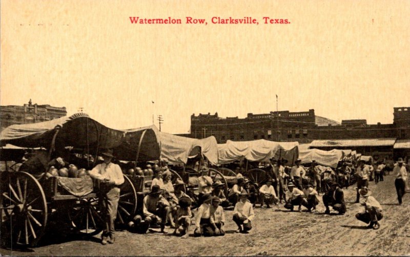 Texas Clarksville Watermelon Row