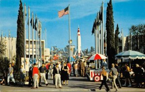Disneyland Tomorrowland Flags Salute to the Future Vintage Postcard AA82511
