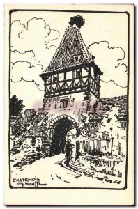 Postcard Old Strasbourg Chatenois G Krall