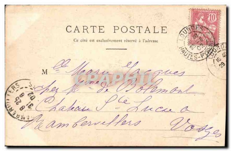 Old Postcard Lourdes Grotto St. Magdalene