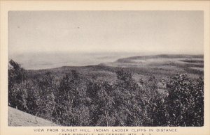 View From Sunset Hill Indian Ladder Cliffs In Distance Camp Pinnacle Helderbe...