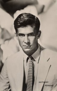 Anthony Perkins of Psycho 1957 Paramount Film Real Photo Postcard