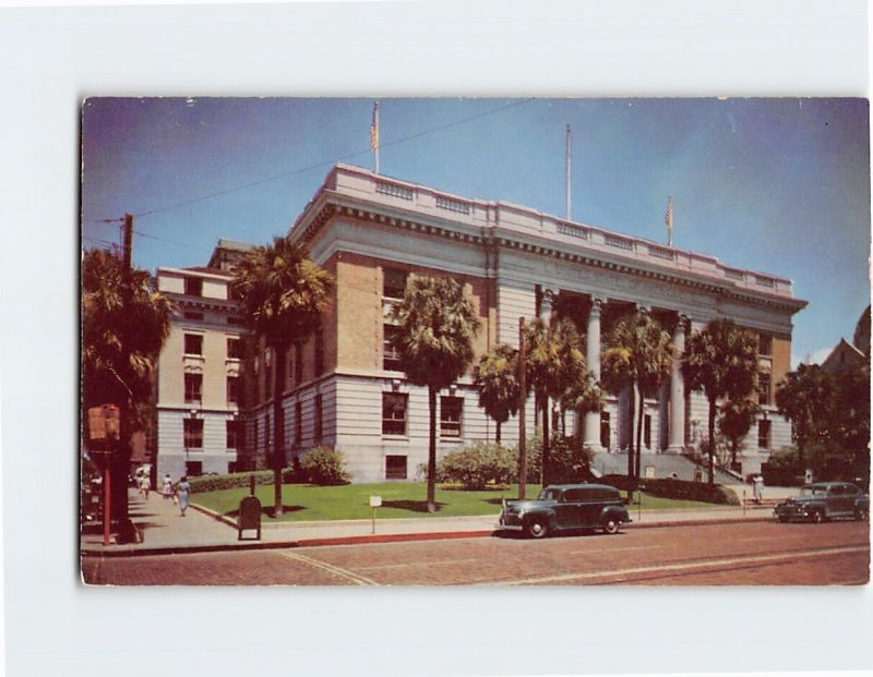 Postcard Post Office Building, Tampa, Florida