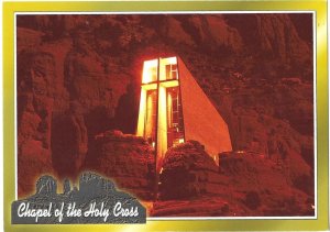 Chapel of the Holy Cross at Night Sedona Arizona 4 by 6