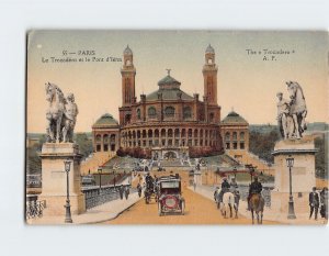 Postcard The Trocadero Paris France