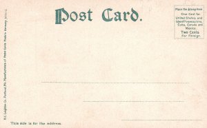 Vintage Postcard 1900's Trinity Church Queen Ann Parish Newport Rhode Island RI