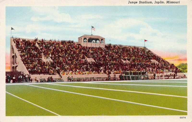 Junge Stadium, Joplin, Missouri, Early Postcard, Unused