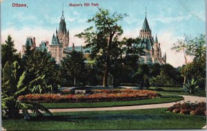 Canada Ottawa Major's Hill Park Vintage Postcard C088