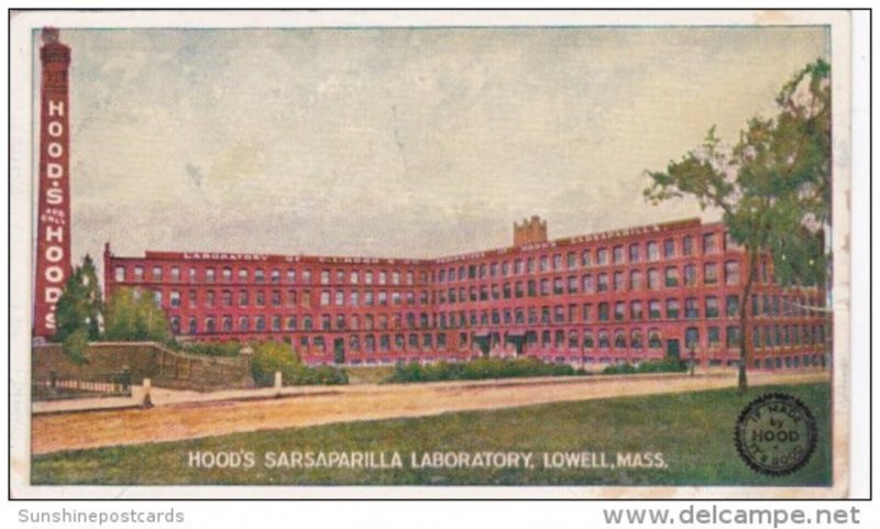 Hood's Sarsaparilla Laboratory Lowell Massachusetts