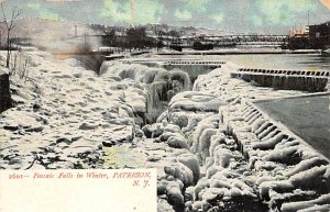 Passaic Falls in Winter  Paterson NJ 