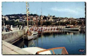 Deauville - Le Bassin des Yachts - Old Postcard