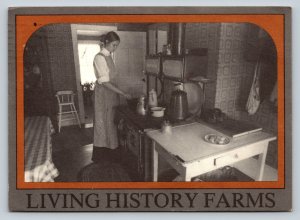 c1982 Living History Farms URBANDALE Iowa 4x6 Vintage Postcard 0311