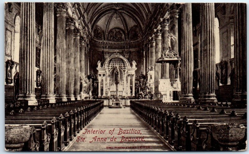 M-39806 Interior of Basilica Sainte-Anne-de-Beaupré Canada