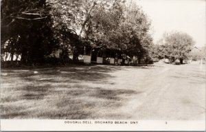 Dougall Dell Orchard Beach Ontario ON Real Photo Postcard F36