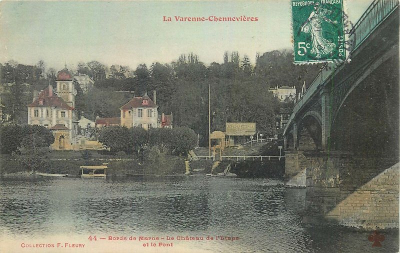 Postcard France La varenne Chennevieres