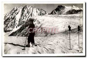 Old Postcard The Winter Sports has Puymorens Ski Porteille of Kerfourg Pedrou...