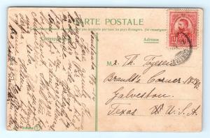 Postcard Turkey Constantinople Haidar Pacha 1914 Romania Stamp Cancel to USA K10