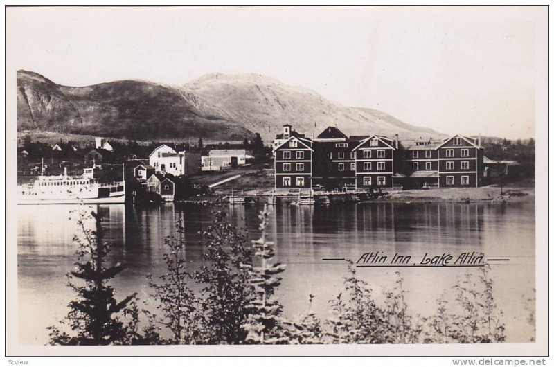 RP, Atlin Inn, Lake Atlin, British Columbia, Canada, 20-40s