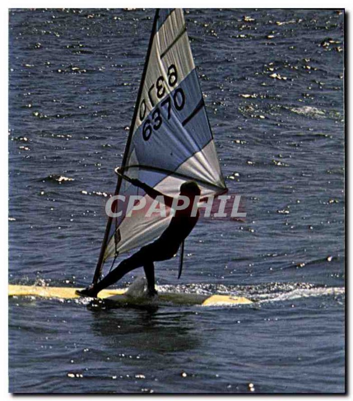 Postcard Modern Lumiere Beauty and the Windsurfers French Riviera in the Medi...