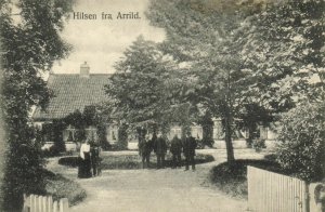 PC CPA SWEDEN, HILSEN FRA ARRILD, Vintage Postcard (b25532)