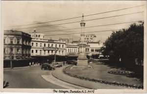 PC NEW ZEALAND, DUNEDIN, THE OCTAGON, Vintage REAL PHOTO Postcard (B41670)