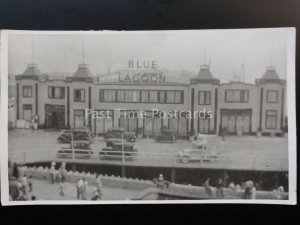 THE BLUE LAGOON Clacton on Sea Pier - Shows PROMOTIONAL VAN & MEGAPHONE c1947 RP