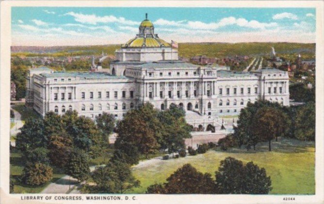 Library Of Congress Washington D C Curteich