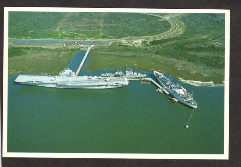 SC USS Yorktown Navy Naval War Ship Charleston South Carolina Postcard Laffey