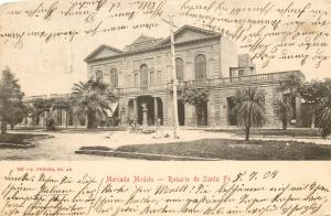 Vintage Postcard Mercado Modelo Rosario De Santa Fe Argentina