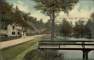 Mount Mt Holly Pennsylvania PA Old Toll Gate c1910 Vintage Postcard