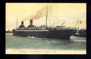 LS3432 - French Liner - CGT - La Savoie - LL postcard