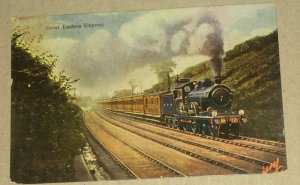 VINTAGE UNUSED POSTCARD GREAT EASTERN EXPRESS