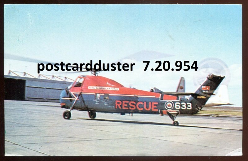 954 - CANADA MILITARY 1960s RCAF Search & Rescue Helicopter