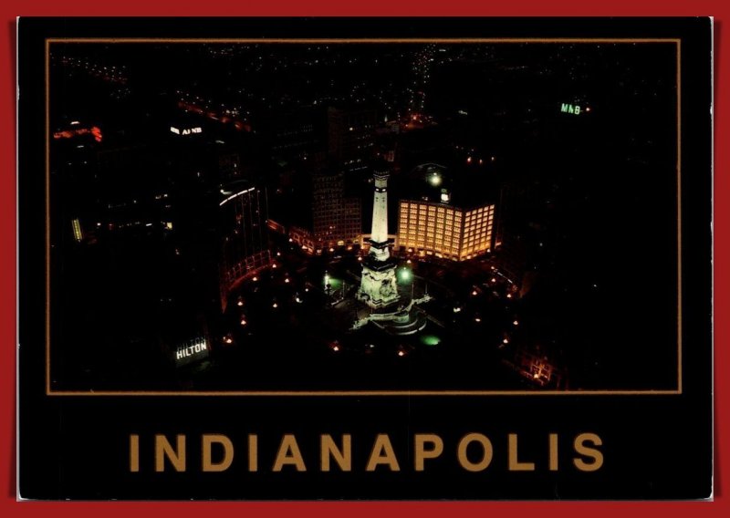 Indiana, Indianapolis - Soldiers & Sailors Monument- [IN-082X]