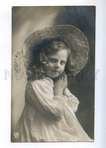 236220 RUSSIA girl 1911 year photo RPPC Ashgabat Oranienbaum