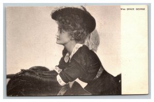 Vintage Early 1900's Postcard Grace George Broadway Actress UNPOSTED