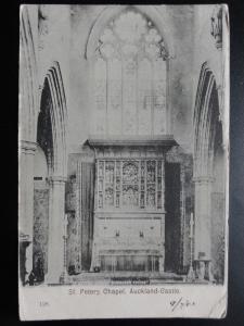 Durham: Auckland-Castle, St. Peters Chapel c1903 - (PM) CROOK DUPLEX (E87)