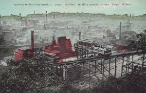 LPD67   Ohio Postcard: Cincinnati, Bellevue Incline