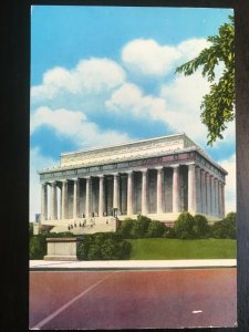 Vintage Postcard 1951 Lincoln Memorial Washington, D.C.