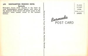 Princess Hotel Southampton Bermuda Postcard