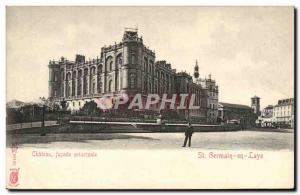 Postcard Old Saint Germain En Laye Le Chateau Main Facade