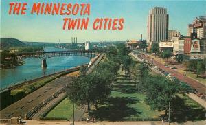Kellogg Boulevard St Paul Minnesota St Marie Gophers 1960s Postcard 363
