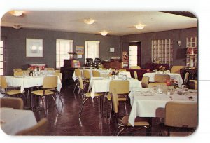 Lafayette Indiana IN Vintage Postcard Cedar Crest Dining Room and Hotel Interior