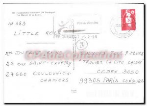 Postcard Modern Coulouieix Chamiers The Mayor And Post