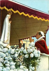 CPM CATHOLIC POPE Paul VI demandant la paix a la Vierge (318420)