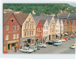 Postcard General View in Bergen Norway